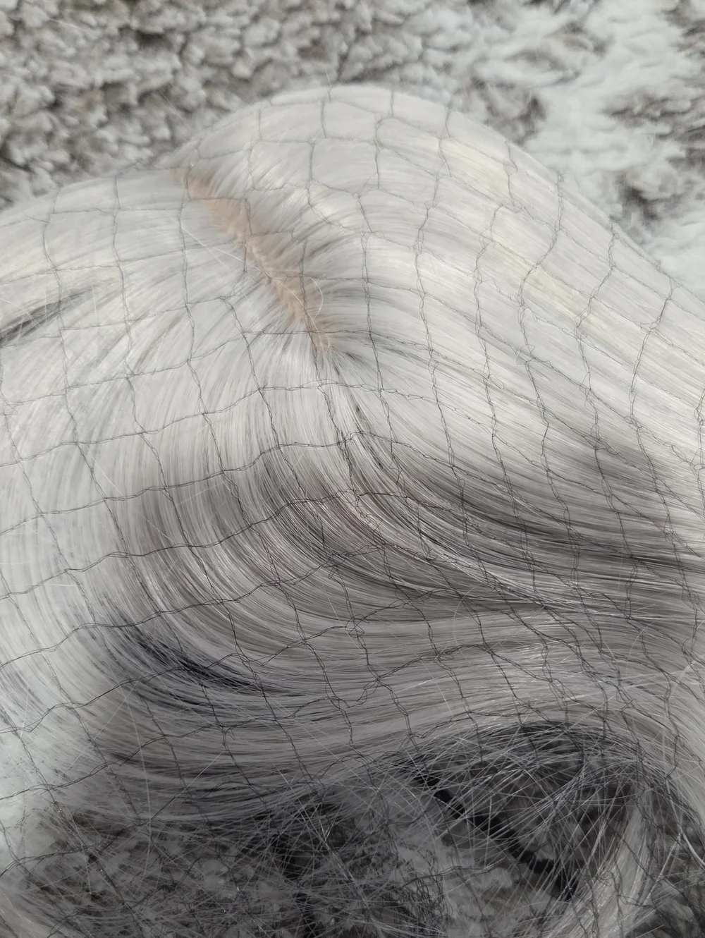 Gray Hairpiece